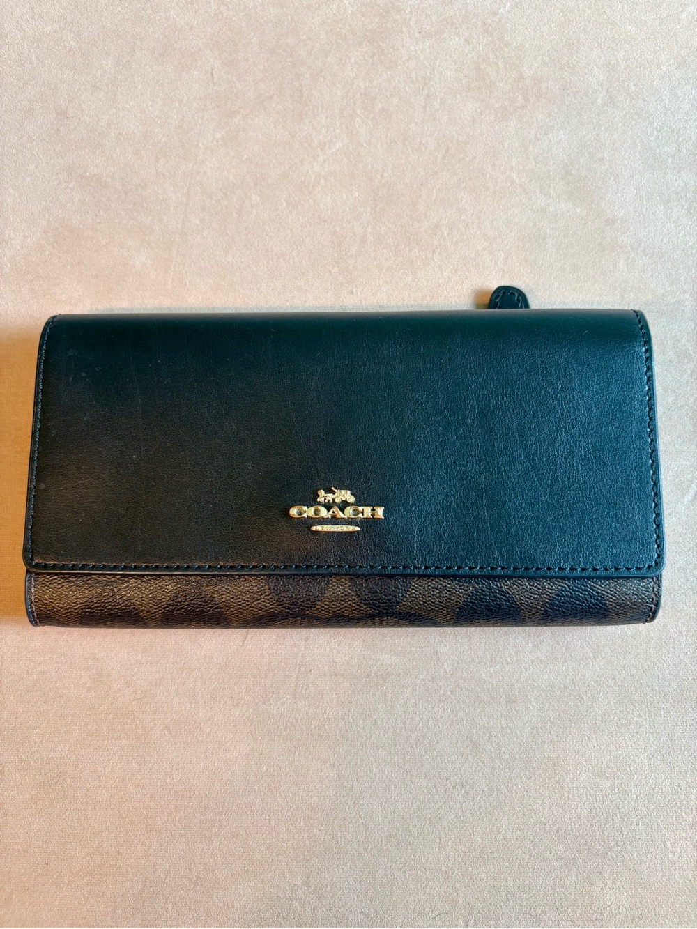 Coach Black and Brown Women's Wallet